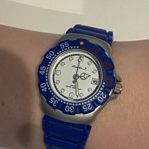 Eddie Bauer SM Sport Watch Women 28mm Date New Battery - Picture 1 of 9